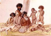 Aborigines at Menindee by Ludwig Becker